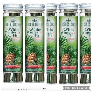 White Winter Fir Scented Ornaments, 5 packs, 30 ornaments, Christmas Tree Scent